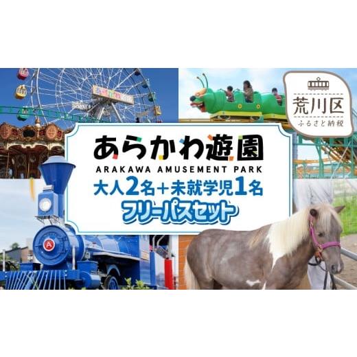 ふるさと納税 入場券・優待券 東京都 荒川区 あらかわ遊園フリーパス(大人2枚+未就学児1枚)3枚セット 015-005