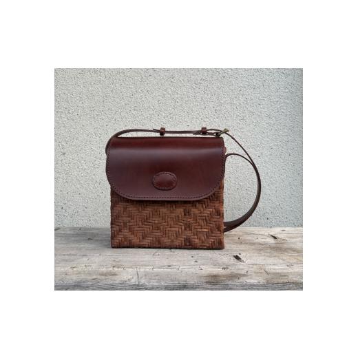 ふるさと納税 カバン 長野県 安曇野市 山ぶどう かごバッグB 限定1個