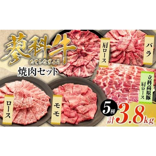 ふるさと納税 牛肉 焼肉・バーベキュー 長野県 立科町 蓼科牛・立科高原豚焼肉セット(牛ロース200g×4パック、牛モモ350g×2パック、牛バラ350g×2パック、牛…