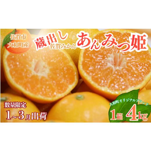 ふるさと納税 果物類 みかん 佐賀県 佐賀市 1月下旬〜3月発送 数量限定 佐賀みかん 蔵出しあんみつ姫 佐賀市大和町産 温州みかん:B150-078