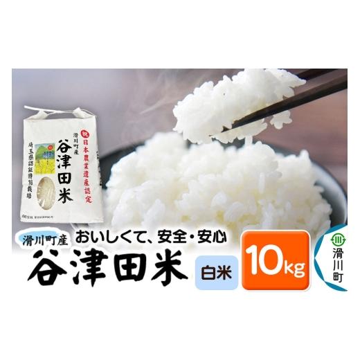 ふるさと納税 米 埼玉県 滑川町 白米 埼玉県滑川産のお米 「谷津田米」 10kg 令和7年産 埼玉県認証特別栽培 精米 白米 10kg 埼玉県産 谷津田米