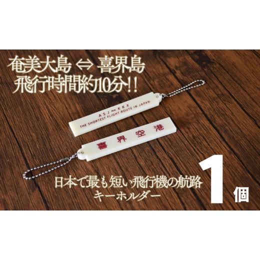 ふるさと納税 雑貨・日用品 鹿児島県 喜界町 日本で最も短い航路キーホルダー