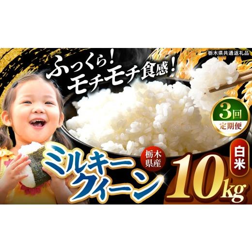 ふるさと納税 米 ミルキークイーン 栃木県 真岡市 先行予約 定期便3回 令和8年度産 白米 約10kg ミルキークイーン | 真岡市産 米 お米 こめ 白米 ご飯 ごはん…