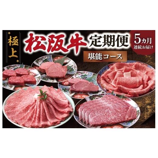 ふるさと納税 牛肉 ステーキ 三重県 明和町 極上 松阪牛 堪能 コース 定期便 5か月 牛追道中 肉 牛 牛肉 和牛 ブランド牛 高級 国産 霜降り 冷凍 ヒレ シャト…