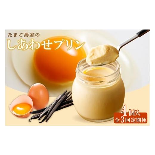 ふるさと納税 菓子 プリン 愛知県 常滑市 定期便3ヶ月 たまご農家のしあわせプリン 4個セット ココテラス デイリーファーム 常滑牛乳 デザート スイーツ なめ…