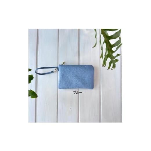 ふるさと納税 雑貨・日用品 兵庫県 丹波市 ストラップ付きポーチ:配送情報備考 ブルー ブルー