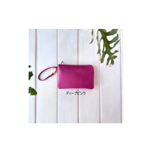 ふるさと納税 雑貨・日用品 兵庫県 丹波市 ストラップ付きポーチ:配送情報備考 ディープピンク ディープピンク