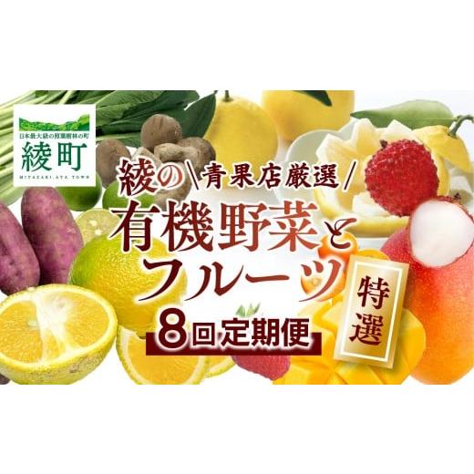 ふるさと納税 セット・詰合せ 宮崎県 綾町 全8回お届け 特選 宮崎県綾町産 果物・野菜定期便
