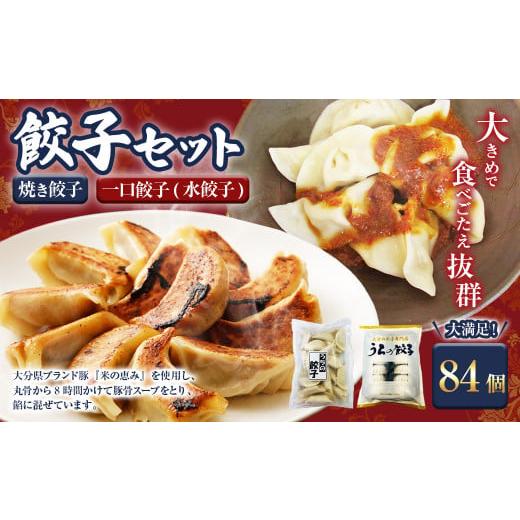 ふるさと納税 餃子 大分県 豊後大野市 051-1170x1 焼き餃子と一口餃子(水餃子)「Bセット」合計84個 焼き餃子 一口餃子 水餃子 タレ付き 餃子 ぎょうざ ギョ…