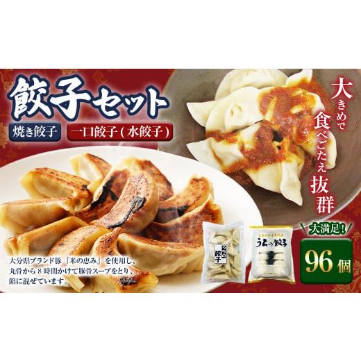 ふるさと納税 餃子 大分県 豊後大野市 051-1171x1 焼き餃子と一口餃子(水餃子)「Cセット」合計96個 焼き餃子 一口餃子 水餃子 餃子 ぎょうざ ギョウザ 冷凍 …