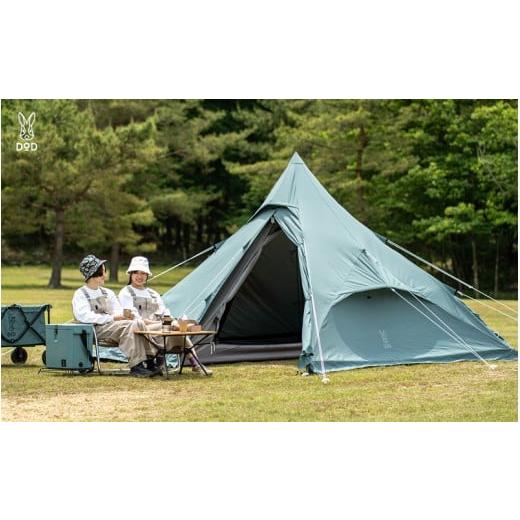 ふるさと納税 アウトドアグッズ テント・タープ 大阪府 東大阪市  DOD ワンポールテント RX （M） TC（ T3-949-BL ） T3-949-BLの画像