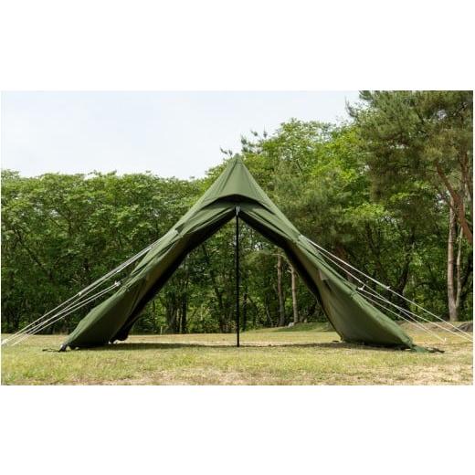 ふるさと納税 アウトドアグッズ テント・タープ 大阪府 東大阪市  DOD ワンポールテント RX （M） TC（ T3-949-TN ） T3-949-TNの画像
