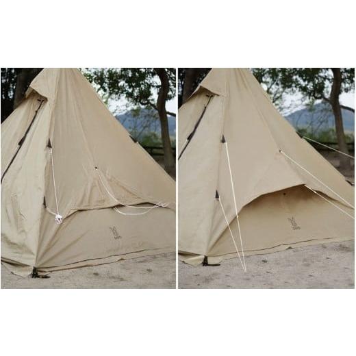 ふるさと納税 アウトドアグッズ テント・タープ 大阪府 東大阪市  DOD ワンポールテント RX （L）（ T6-817-TN ） T6-817-TNの画像