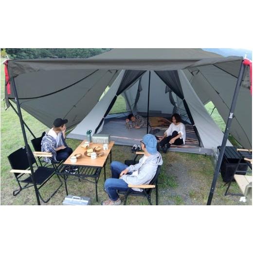 ふるさと納税 アウトドアグッズ テント・タープ 大阪府 東大阪市  DOD ヤドカリテント（T6-662-GY） T6-662-GYの画像
