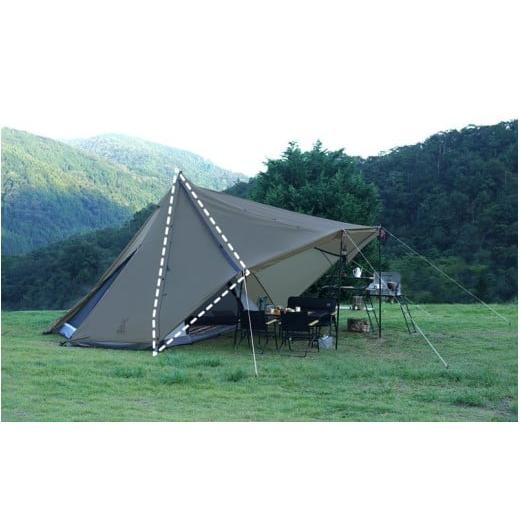 ふるさと納税 アウトドアグッズ テント・タープ 大阪府 東大阪市  DOD ヤドカリテント（T6-662-GY） T6-662-GYの画像