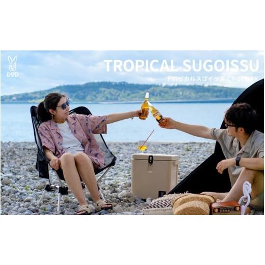 ふるさと納税 アウトドアグッズ チェア・テーブル・レジャーシート 大阪府 東大阪市 DOD トロピカルスゴイッス( C1-080-BK ) トロピカルスゴイッス( C1-08…