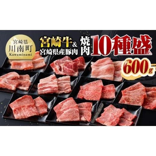 ふるさと納税 牛肉 セット 宮崎県 川南町 令和8年5月発送 宮崎牛 & 宮崎県産 豚肉 焼肉 10種 肉 牛 牛肉 豚肉 豚 ぶた肉 国産 黒毛和牛 宮崎牛 BBQ 焼肉 ロ…