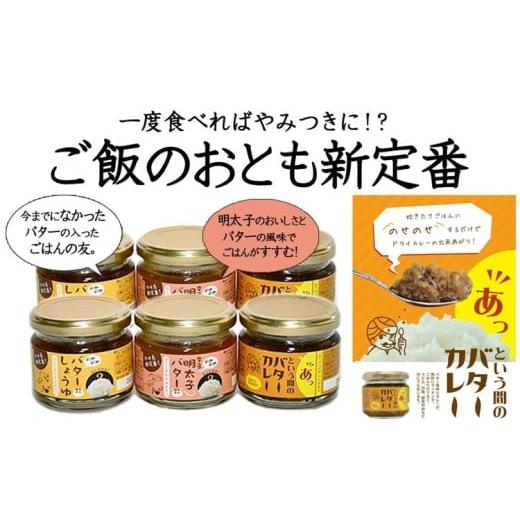 ふるさと納税 加工品等 山口県 田布施町 ご飯のお供セット(バターしょうゆ、明太子バター、バターカレー)