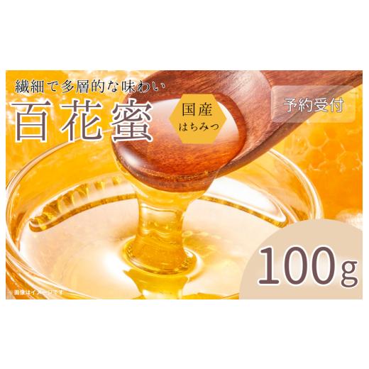 ふるさと納税 加工品等 はちみつ 茨城県 利根町 [予約受付]国産はちみつ 百花蜜 100g / はちみつ ハチミツ 蜂蜜 ハニー 国産 日本産 百花蜜 100g 産地直…