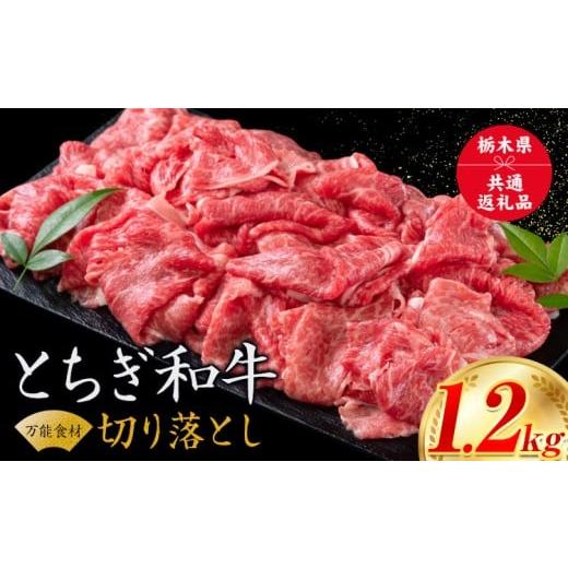 ふるさと納税 牛肉 栃木県 野木町 黒毛和牛 とちぎ和牛 焼肉 切り落とし A4〜A5等級 霜降り 赤身 ステーキ 極上 1.2kg 数量限定 牛肉 冷凍 [30日以内に出荷…