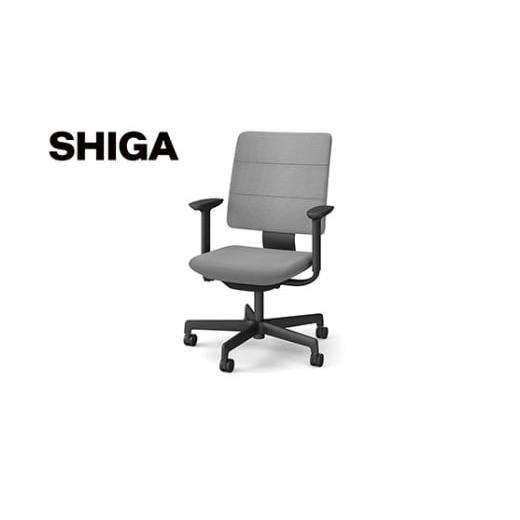 ふるさと納税 家具 滋賀県 近江八幡市 イトーキ SHIGA シガ 昇降脚 背トリプル ベースカラー : ブラック/座面カラー : グレーC(KJ-517SEM-T1C5F)キャスター…