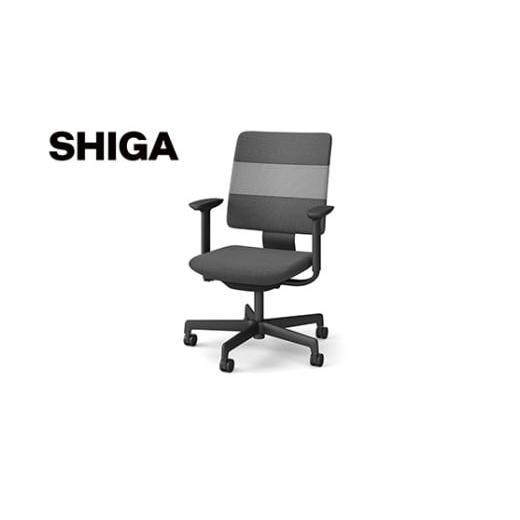 ふるさと納税 家具 滋賀県 近江八幡市 イトーキ SHIGA シガ 昇降脚 背トリプル ベースカラー:ブラック / 座面カラー:ツートンWC(KJ-517SEM-T1WCF)キャスタ…