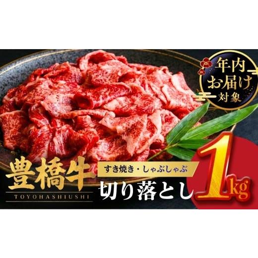 ふるさと納税 牛肉 すき焼き 愛知県 豊橋市 12月お届け 豊橋牛 切り落とし 1kg | 牛肉 肉 国産牛 肉 焼肉 すき焼き 不揃い 冷凍 日付指定 豊橋市 すぐ届く 年…