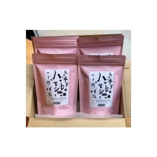 ふるさと納税 惣菜・レトルト 冷凍 鳥取県 米子市 牛すじハヤシライス 400g×4袋