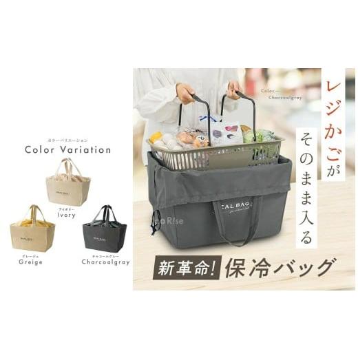 ふるさと納税 雑貨・日用品 奈良県 奈良市 レジカゴ保冷バッグ レジカゴ丸ごと保冷バッグ グレージュ [ アットライズ ] 保温 レジカゴ バッグ 保冷 大容量 …