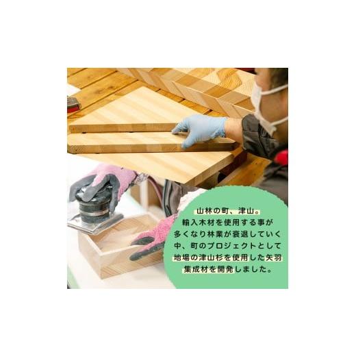 ふるさと納税 木工品・竹工品 宮城県 登米市 三段小引き出し (30×34×26cm) 木製 矢羽木工品 矢羽クラフト 収納 引出し 引き出し インテリア 工芸品 家具 も…の画像