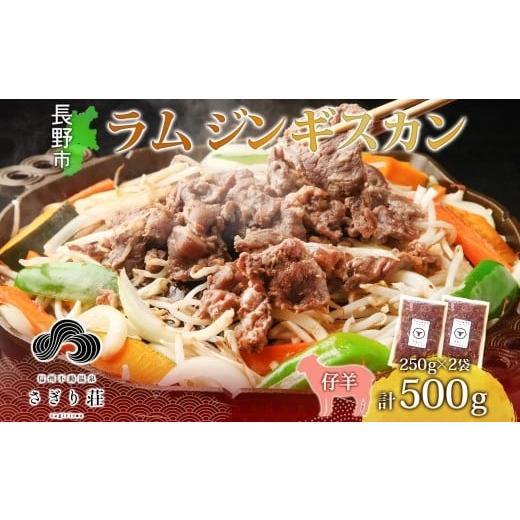 ふるさと納税 肉 長野県 長野市 さぎり荘謹製 ラム ジンギスカン 250g×2袋 計500g 不動温泉 信州新町 長野県