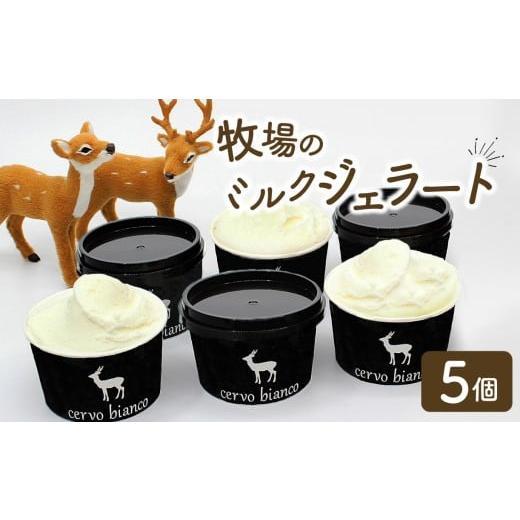 ふるさと納税 アイス・ヨーグルト ジェラート 奈良県 奈良市 ジェラート ミルクジェラート cervo bianco 濃厚ミルクジェラート 5個 セット アイス ソフトクリ…