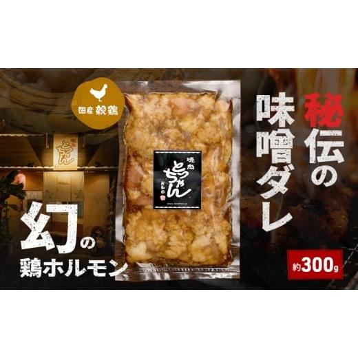 ふるさと納税 鶏肉 大阪府 岸和田市 秘伝の味噌ダレ幻の鶏ホルモン約300g | 鶏肉 鶏 焼肉 BBQ バーベキュー アウトドア 料理 国産  