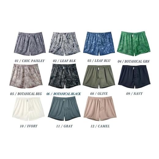 ふるさと納税 服 男 兵庫県 豊岡市 メンズ 下着 ショート トランクス XLサイズ 1枚 / 柄 / 06:Botanical black / ZIVANE ジバン / 締め付け感の無い / …