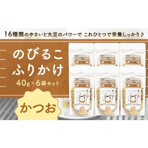 ふるさと納税 加工品等 福岡県 北九州市 のびるこふりかけ かつお 40g×6袋 計240g ふりかけ こども用ふりかけ かつおふりかけ こども用 健康 栄養 常温 福岡…