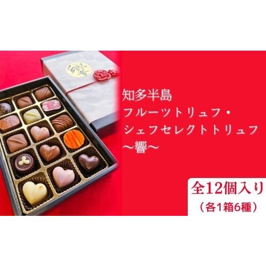 ふるさと納税 菓子 チョコレート 愛知県 美浜町 知多半島フルーツトリュフ・シェフセレクトトリュフ 12個 〜響〜 | 手作り チョコレート トリュフ 詰め合わせ…