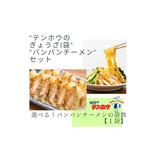 ふるさと納税 ラーメン 長野県 諏訪市 テンホウぎょうざバンバンチーメンセット テンホウぎょうざ1袋・バンバンチーメン 1袋セット /テンホウ ぎょうざ ギョ…