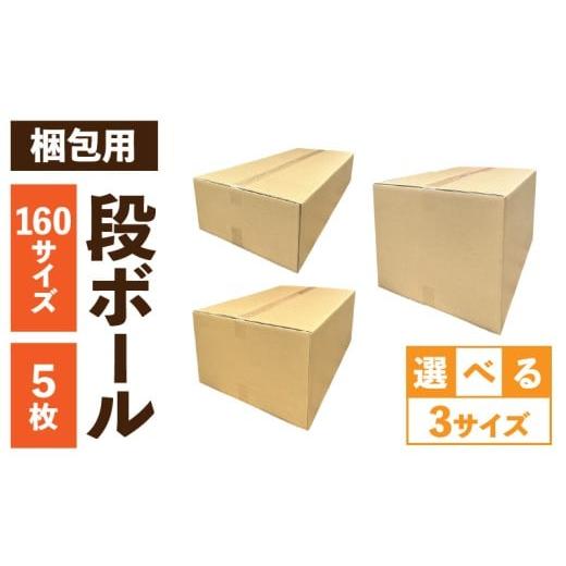 ふるさと納税 雑貨・日用品 愛知県 小牧市 梱包用段ボール 160サイズ 5枚(93×46×22cm) 93×46×22cm