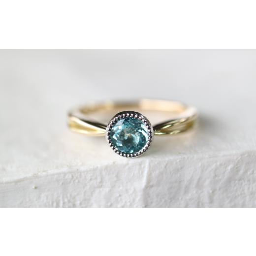 ふるさと納税 アクセサリー リング 大分県 中津市 パライバトルマリン指輪(ラウンドカット 0.479ct)10月の誕生石 | リング 誕生石ジュエリー パライバトルマ…