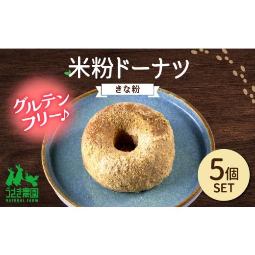 ふるさと納税 焼御菓子・黒茶 ドーナツ 熊本県 合志市 米粉ドーナツ（大豆ミール）5個仕かける うさぎ栽培所 AYDJ025