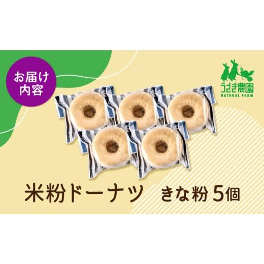 ふるさと納税 焼御菓子・黒茶 ドーナツ 熊本県 合志市 米粉ドーナツ（大豆ミール）5個仕かける うさぎ栽培所 AYDJ025