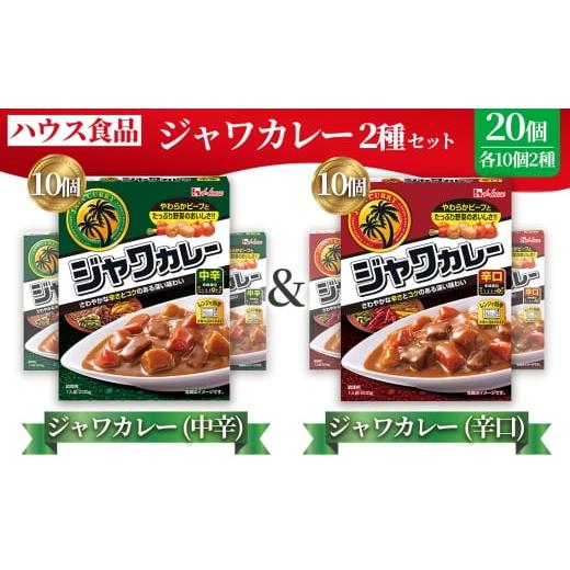 ふるさと納税 加工品等 レトルト 愛知県 江南市 ハウス レトルトジャワカレー 中辛&辛口 各10個 レトルト食品 レンジ対応商品 / レトルトカレー カレー…