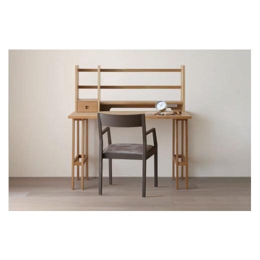 ふるさと納税 家具 テーブル 福岡県 大川市 開梱設置 高野木工 プレーンデスク SET2 オーク(W90×D55cm) 10年保証