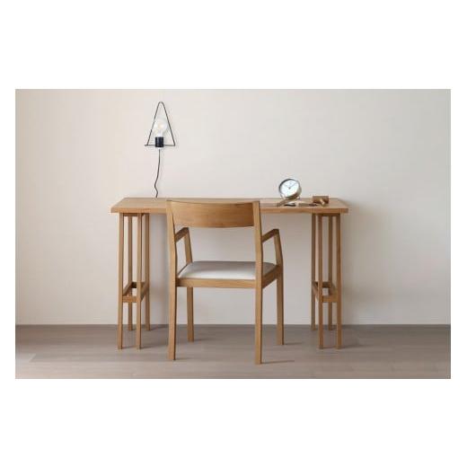 ふるさと納税 家具 テーブル 福岡県 大川市 開梱設置 高野木工 プレーンデスク SET1 オーク(W90×D55cm) 10年保証