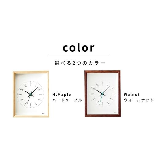 ふるさと納税 時辰儀 掛け時計 岐阜県 郡上市 KATOMOKU dual use clock 10 ウォール中毒者 粁-147 年代順の継続秒針 木製 柱時計 室内装飾 寝具 納める 置き時計 掛け時…