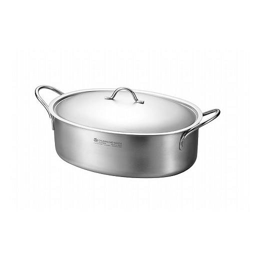 ふるさと納税 雑貨・日用品 新潟県 燕市 EJSA-1200 燕熟の技 クローバー オーバルパン28cm