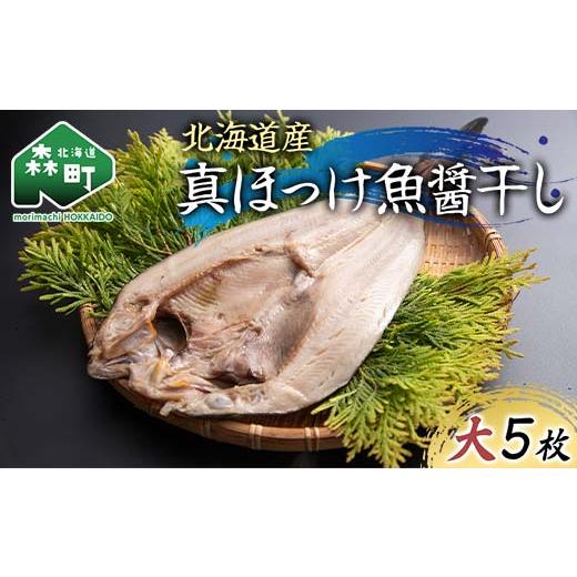 ふるさと納税 干物 ホッケ 北海道 森町 北海道産 真ほっけ魚醤干し 大5枚入り 魚介 海産物 海鮮 食品 北海道 森町 
