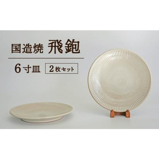 ふるさと納税 食器・グラス 皿 鳥取県 倉吉市 国造焼 飛鉋6寸皿セット 2枚 食器 和食器 皿 6寸皿 お皿 焼き物 鳥取県 倉吉市