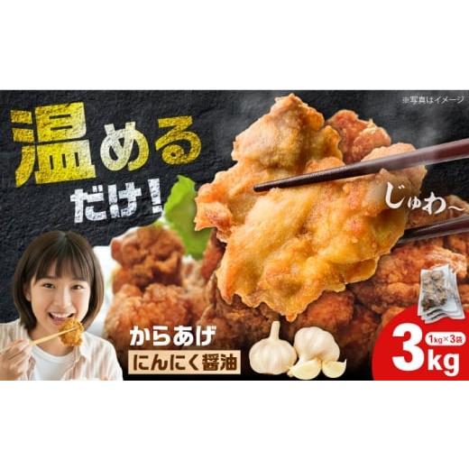 ふるさと納税 鶏肉 唐揚げ 神奈川県 開成町 12月23日(火)ご入金確認分まで年内発送 からあげ ニンニク醤油味 3kg から太郎 BDBC002-2 3kg(単品)