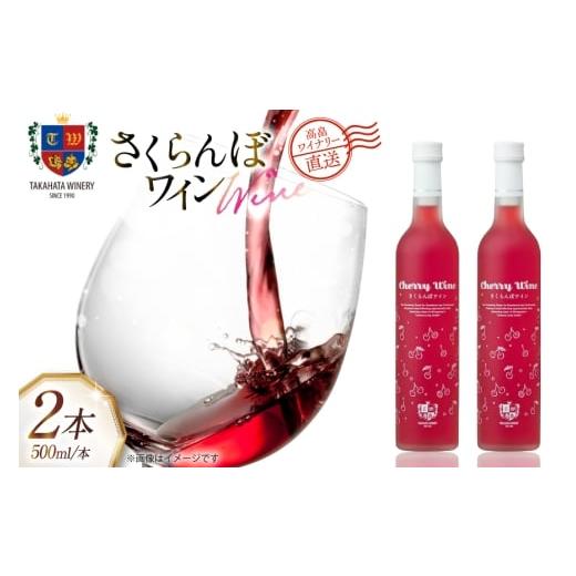 ふるさと納税 ワイン 山形県 高畠町 ワイン さくらんぼワイン 500ml 2本 セット 高畠ワイナリー 山形県 高畠町 tk06ays730069 フルーツワイン 甘口 ワイナリー…